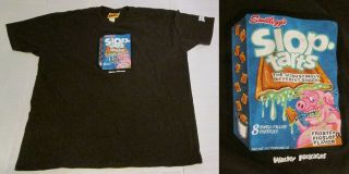 Wacky Packages Slop Tarts Tee Shirt Xxl 2006 Topps Trading Card Parody Pop Pig