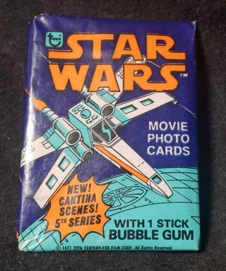 1977 Topps Star Wars Fifth Series Wax Pack
