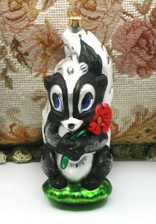 Cute Christopher Radko 1997 Flower From Bambi Ornament Limited Edition