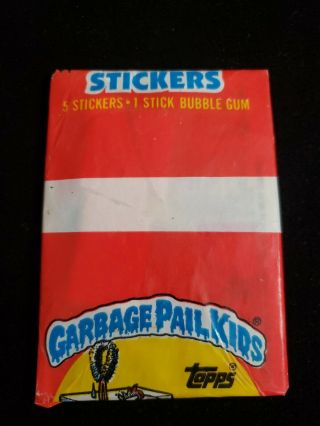 1986 Garbage Pail Kids 6th Series Error Miswrap Pack Gpk Os6
