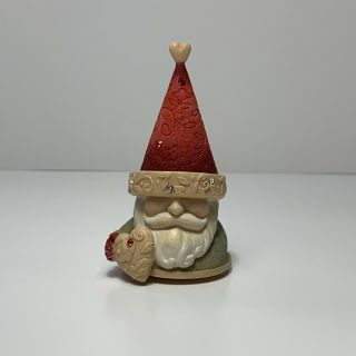 Enesco Karen Hahn The Heart Of Christmas Gnome 1 Gnome Is Where The Heart Is