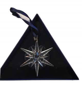2005 Swarovski Crystal Christmas Ornament Star Snowflake