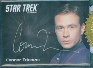 Star Trek Enterprise Archives Ser 1 Connor Trinneer As Trip Tucker Auto Card