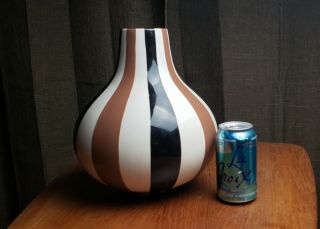 Jonathan Adler Large Groovy Pottery Vase Happy Homes Stripes Series 2003 2