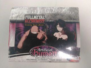 Tcg Fullmetal Alchemist Artificial Human Theme Deck Box Edward Elric Armstrong
