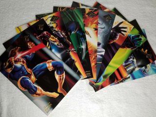 1994 Marvel Flair Prints,  Complete Set Of 10,