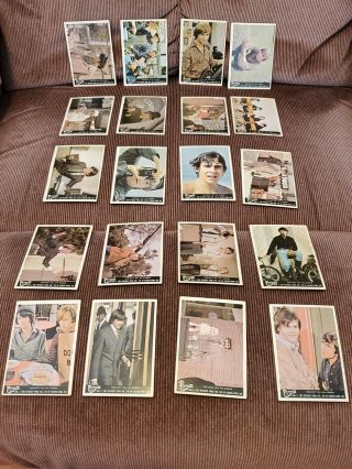 1967 Raybert Prod.  Monkees Trading Cards (22 Cards,  Some Dupes),  Incomplete Set