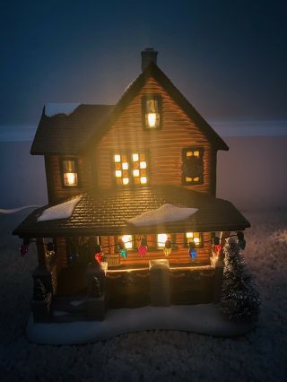 A Christmas Story Department 56 Ralphie’s House With Cord Lighted