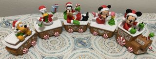 Hallmark 2016 Disney Christmas Express Train Mickey Minnie Donald Goofy Pluto