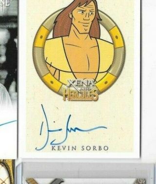 Kevin Sorbo As Hercules Xena Animated Autograph Card Rittenhouse