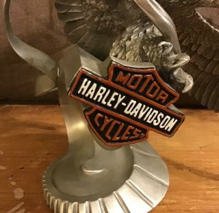 Harley Davidson " Spirit Of The Open Road " Eagle Statue From Franklin 1997