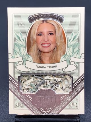 Ivanka Trump 2020 Decision Limited Edition “money Card” Shredded Currency