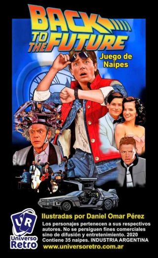 Back To The Future Card Game Trading Cards Volver Al Futuro Complete Set Vintage