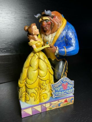 Disney Traditions Jim Shore Belle Beauty Beast Love Conquers All