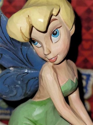 Guc Disney Traditions Jim Shore Tinker Bell Sitting On Moon Moonlight And Magic