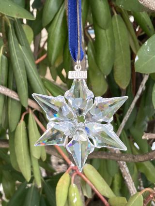 Swarovski Crystal Snowflake Christmas Ornament 2000 Retired Rare