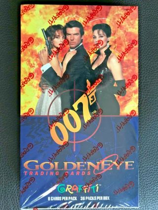 James Bond 007 Golden Eye Trading Card Box