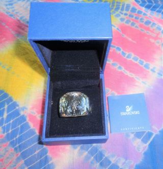Swarovski Clear Nirvana Crystal Ring Size 58 Swan