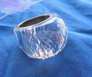 Swarovski Clear Nirvana Crystal Ring Size 58 Swan 2