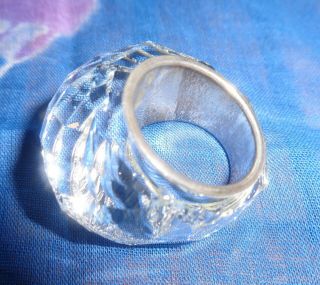 Swarovski Clear Nirvana Crystal Ring Size 58 Swan 3