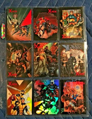 2009 X Men Archives Marvel Complete Chase Set Cover Gallery Ca1 To Ca9