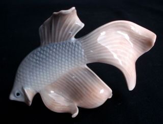 Vintage Royal Copenhagen Denmark Fantail Fish Rare Porcelain Figurine 3064