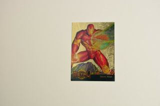 1995 Fleer Marvel Metal Iron Man Gold Blaster 7 Of 18 Limited Edition