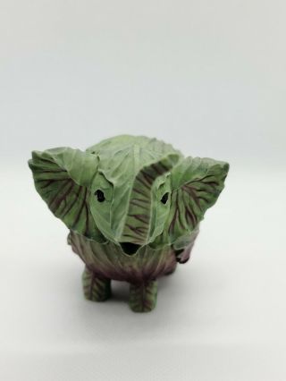 Rare 2011 Enesco Home Grown Collectible Cabbage Elephant Figurine 4025389