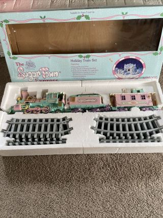 Precious Moments The Sugar Town Express Holiday Train Set - 1995 Complete