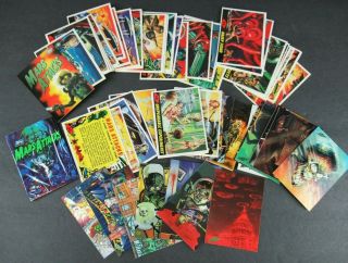 Vintage Topps Mars Attack 1994 Compelte Set Of Cards,  1 Wrapper - Mint/nr