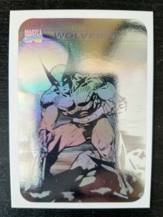 1990 Impel Marvel Universe - 1st Series - Wolverine Hologram Card,  Mh4