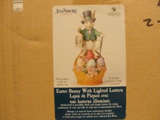 Jim Shore Easter Bunny With Lighted Lantern 6005918 - - 19.  5