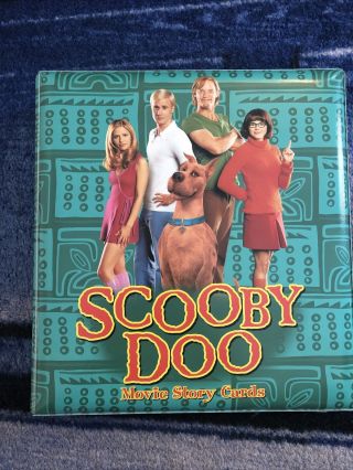 Scooby Doo Movie Story Cards Nm Binder And Card Set And Sell Sheets Gellar Buffy
