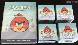 Rovio Angry Birds Stickers (1600) With 24 Sticker Albums