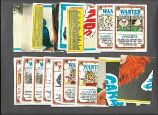 Garbage Pail Kids Series 3&4 (1986) - - 100 cards - - (no duplicates) 3