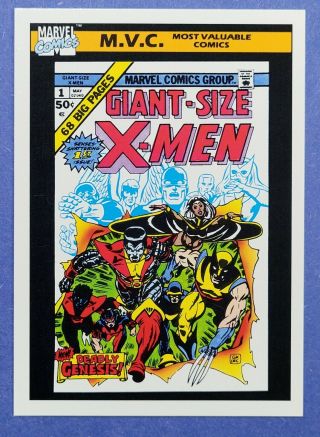 1990 Marvel Universe Series 1 132 Giant - Size X - Men 1 Nm/mt Well Centered