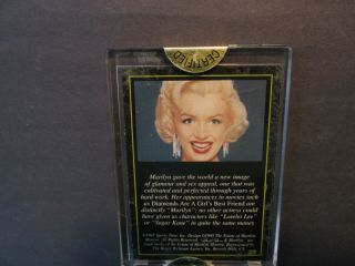 1995 Sports Time Marilyn Monroe 2/3 Factory & Certified Rare 2