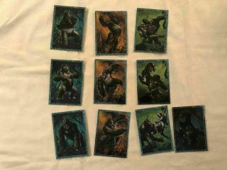 2005 Topps King Kong: The 8th Wonder Of The World Embossed Foil Chase Card Set