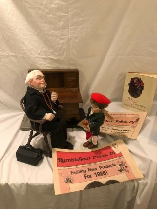 Norman Rockwell Character Doll Dr.  Chrisfield Iob Collectors Edition