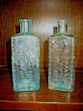 Two Broadstairs Chemist Bottles Evans And A Arrowsmith Horrell