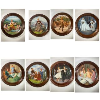 8 - Knowles Collector Plates The Sound Of Music,  Vanhygan Smythe Frames - Complete