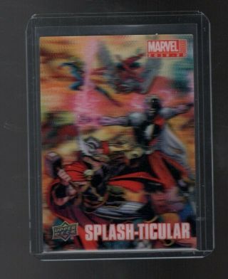 2019 - 2020 Upper Deck Marvel Annual Splash - Ticular 3 D S1 Thor Malekith Card