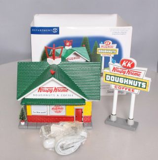 Dept 56 56.  55071 Krispy Kreme Doughnut Shop Ln/box