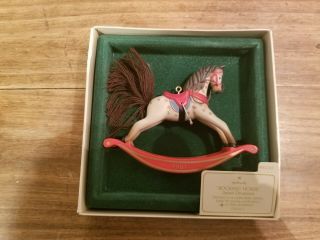 Hallmark Keepsake Ornament Rocking Horse First In Series 1981