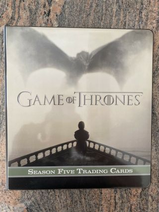 Game Of Thrones Season 5 Trading Card Binder