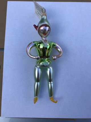 Christopher Radko Peter Pan Italian Glass Ornament 1995 8” Tall