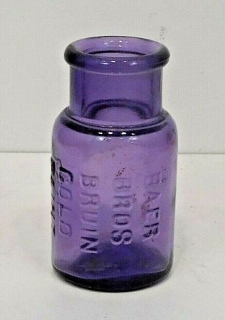 C1900 Purple - Amethyst Bottle - Baer Bros.  Bruin Cold Paint