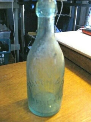 Vintage Smith & Co Phila Pa Squat Pony Bottle 1860s
