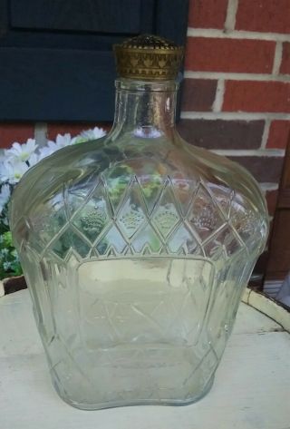 Vintage Antique Jos.  E.  Seagram & Sons Crown Royal Bottle