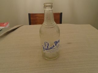 Vintage Virginia Dare Quality Soft Drinks Soda Bottle Bridgeport Conn